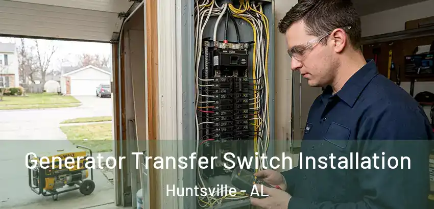  Generator Transfer Switch Installation Huntsville - AL