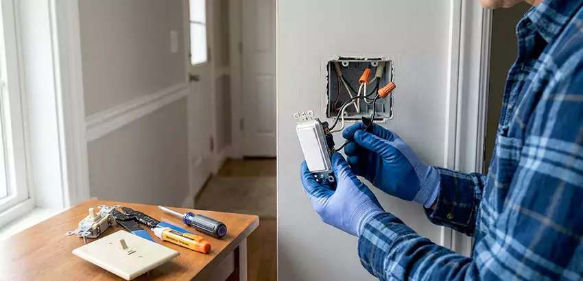 Motion Sensor Light Switch Replacement in Huntsville